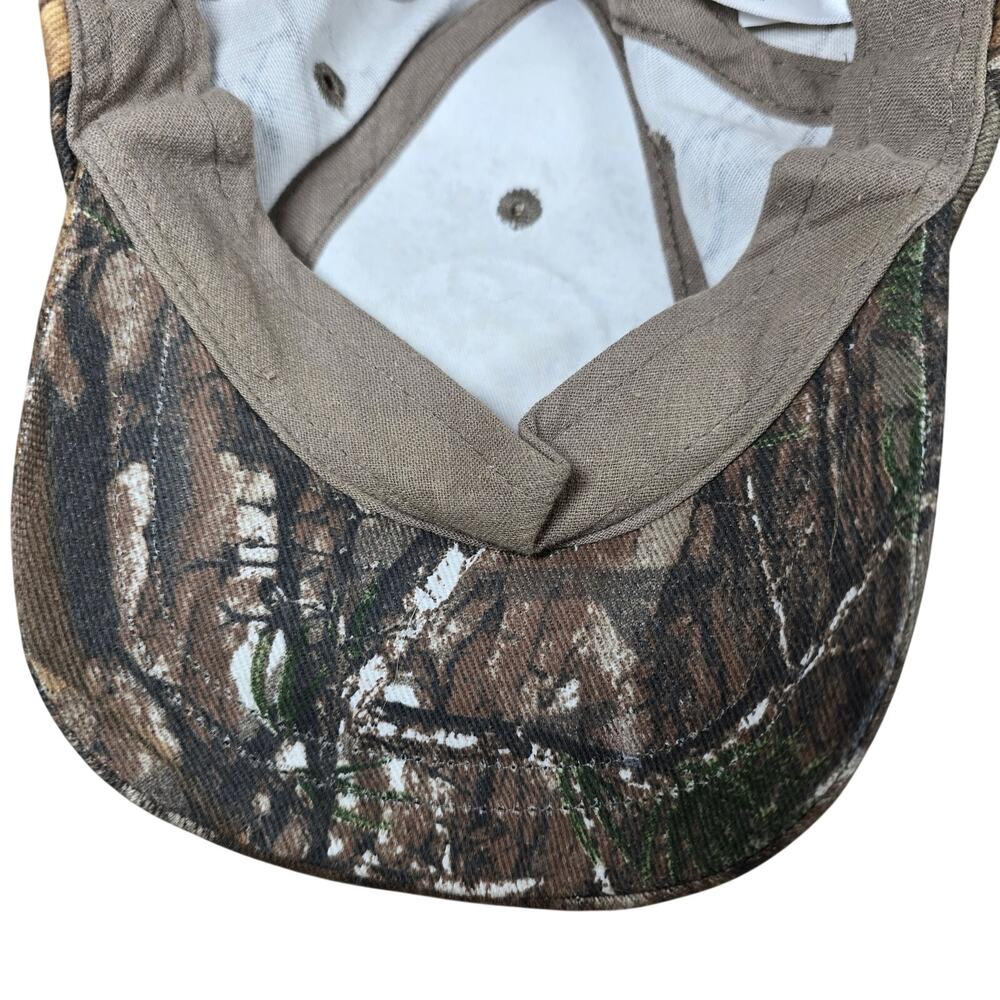 Buc-ees Beaver Youth Realtree Camo Adjustable Baseball Cap Hat Unisex Hook Loop - Picture 7 of 8